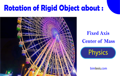 Rotation of Rigid Objects about Fixed Axis and Center of Mass